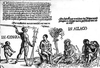 Der Kunig von Gutzin, print made by Georg Glockendon, 1511 (woodcut) | Obraz na stenu