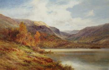 October in the Highlands (oil on canvas) | Obraz na stenu