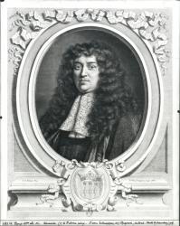 Francois-Michel Le Tellier (1643-1715) Marquis of Louvois, engraved by Jacques van Schuppen, 1666 (engraving) (b/w photo) | Obraz na stenu