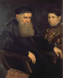 Old man and his servant, 1565 | Obraz na stenu