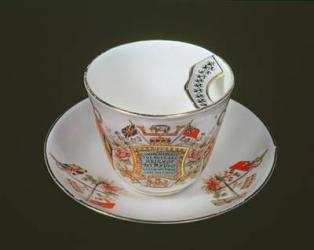 Moustache cup commemorating Victoria's Diamond Jubilee, 1897 (ceramic) | Obraz na stenu