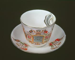 Moustache cup commemorating Victoria's Diamond Jubilee, 1897 (ceramic) | Obraz na stenu