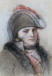 Portrait of Marshal Davout, Prince d'Echmuhl (pen & ink and wash on paper) | Obraz na stenu