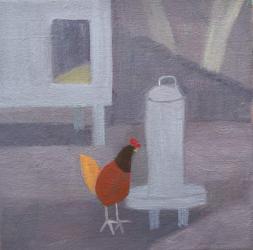 Potager Chicken, 2014, (oil on canvas) | Obraz na stenu