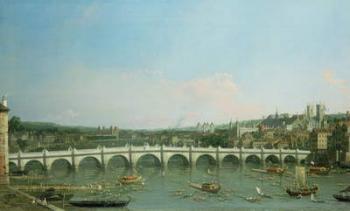 Westminster Bridge from the North with Lambeth Palace in distance | Obraz na stenu