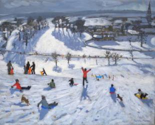 Winter Fun, Chatsworth, 2010 (oil on canvas) | Obraz na stenu