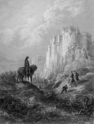Camelot, illustration from 'Idylls of the King' by Alfred Tennyson (litho) | Obraz na stenu