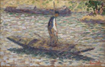 A Fisherman, c.1884 (oil on panel) | Obraz na stenu