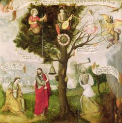 The Tree of Good and Evil (oil on panel) | Obraz na stenu