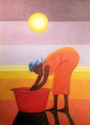 The Red Bucket, 2002 (oil on canvas) | Obraz na stenu