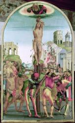 The Martyrdom of St. Sebastian (oil on panel) | Obraz na stenu