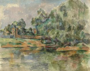 Riverbank, c.1895 (oil on canvas) | Obraz na stenu