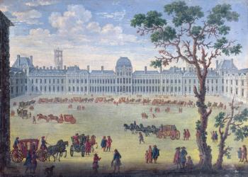 Imaginary View of the Tuileries (oil on canvas) | Obraz na stenu