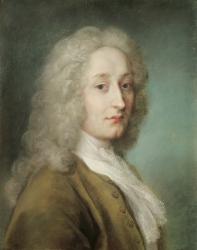 Portrait of Antoine Watteau (1684-1721) (pastel on paper) | Obraz na stenu