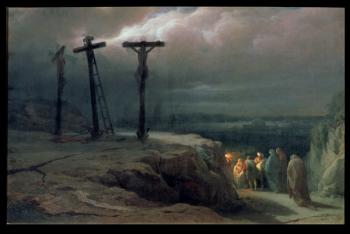 Night at Golgotha, 1869 (oil on canvas) | Obraz na stenu