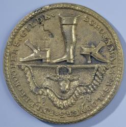 Shoemakers' Guild of the Hague attendance token, 1774 (brass) | Obraz na stenu