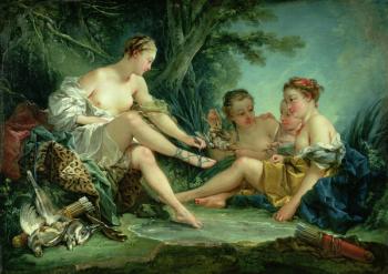 Diana after the Hunt, 1745 (oil on canvas) | Obraz na stenu