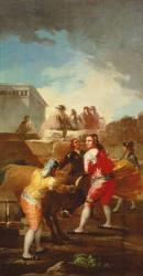 The Amateur Bullfight, 1778-80 (oil on canvas) | Obraz na stenu