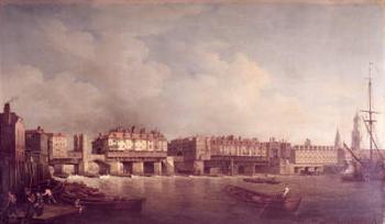 London Bridge before the Alteration in 1757 | Obraz na stenu