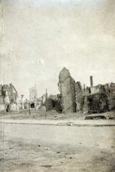 The Square, Ypres, June 1915 (b/w photo) | Obraz na stenu