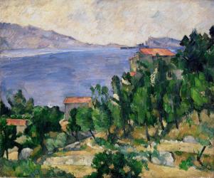 View of Mount Marseilleveyre and the Isle of Maire, c.1882-85 (oil on canvas) | Obraz na stenu