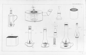 Safety lamps designed by Humphry Davy for use by miners | Obraz na stenu