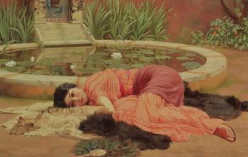 Dolce Far Niente, 1904 (oil on canvas) | Obraz na stenu
