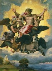 Vision of Ezekiel, c.1518 (oil on panel) | Obraz na stenu