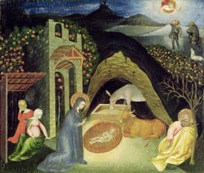 The Nativity (oil on panel) | Obraz na stenu