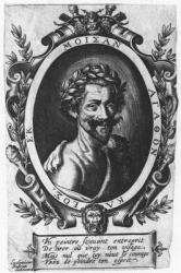 Portrait of Honore d'Urfe (1567-1625) (engraving) (b/w photo) | Obraz na stenu
