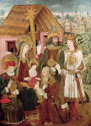 Adoration of the Magi (oil on panel) | Obraz na stenu