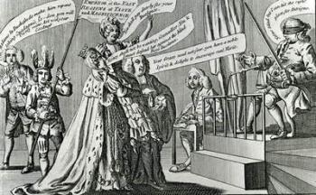 Trial of the Sovereign Empress of the Vast Regions of Taste, 1771 (etching) | Obraz na stenu