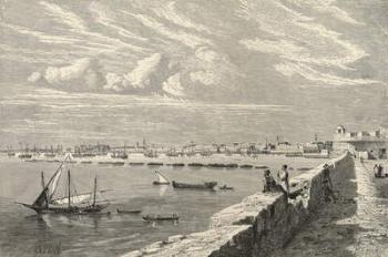 View of Tripoli (engraving) | Obraz na stenu