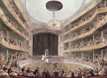 Astley's Amphitheatre from Ackermann's "Microcosm of London" | Obraz na stenu