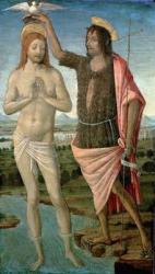 The Baptism of Christ, 1486 (tempera on panel) | Obraz na stenu