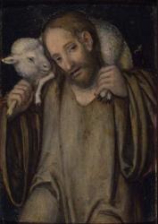 The Good Shepherd (oil on panel) | Obraz na stenu