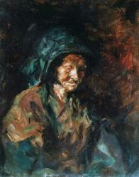 The Old Woman known as the 'crayfish' from the Le Bosc Region, 1882 (oil on canvas) | Obraz na stenu