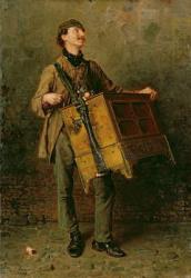 The Hurdy-Gurdy Man, 1869 (oil on canvas) | Obraz na stenu