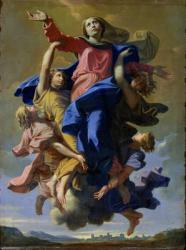The Assumption of the Virgin, 1649-50 (oil on canvas) | Obraz na stenu