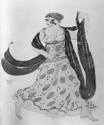 Costume design for 'Cleopatra', 1910 (w/c on paper) | Obraz na stenu