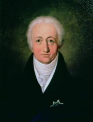 Portrait of Johann Wolfgang von Goethe (1749-1832), 1818 (oil on canvas) | Obraz na stenu