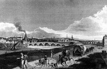 Glasgow, 1817 (engraving) | Obraz na stenu