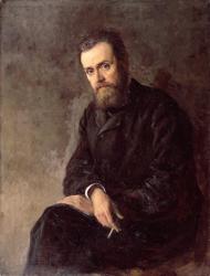 Portrait of Gleb I. Uspensky (1843-1902) 1884 (oil on canvas) | Obraz na stenu