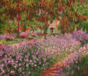 The Garden at Giverny, 1900 (oil on canvas) | Obraz na stenu