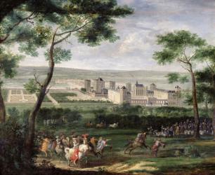 View of the Chateau de Vincennes, c.1665 (oil on canvas) | Obraz na stenu