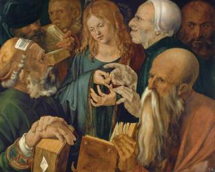 Jesus Among the Doctors, 1506 (oil on panel) | Obraz na stenu
