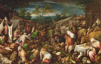 Annual Fair, 1580-85, (oil on canvas) | Obraz na stenu