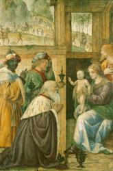 Adoration of the Magi (fresco) | Obraz na stenu
