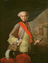 Portrait of Louis Antoine Henri de Bourbon Conde (1772-1804) Duke of Enghien (oil on canvas) | Obraz na stenu