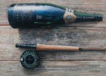 Bottle and Rod I, 2012 (acrylic on canvas) | Obraz na stenu